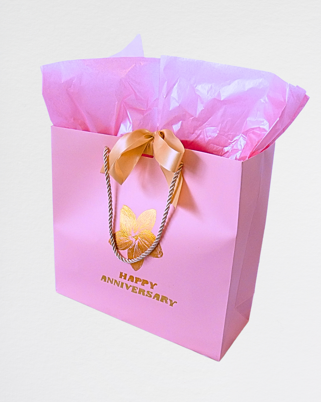 Luxurious Personalized Pink Ribbon Gift Bag ā Custom Name Gift Packaging for Birthdays, Bridesmaids, Weddings & Self-Care Gifts