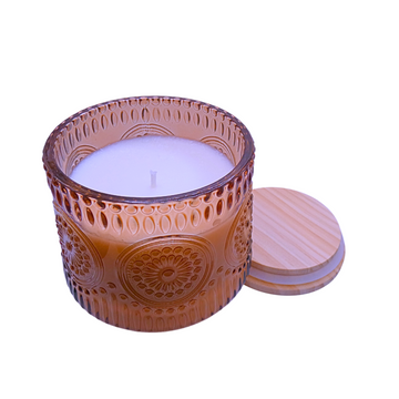 Eco-Friendly Terracotta Candle – Natural Soy Wax Home Décor