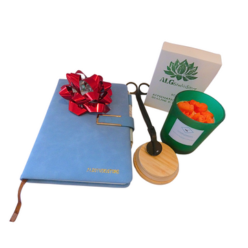 Holiday Wellness Gift Box – Self-Care Journal, Affirmations & Eco-Candles
