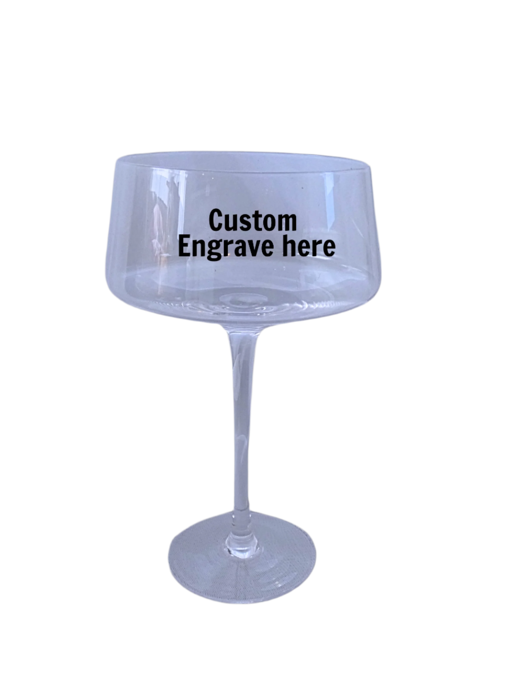 Custom Engrave Champagne Glass