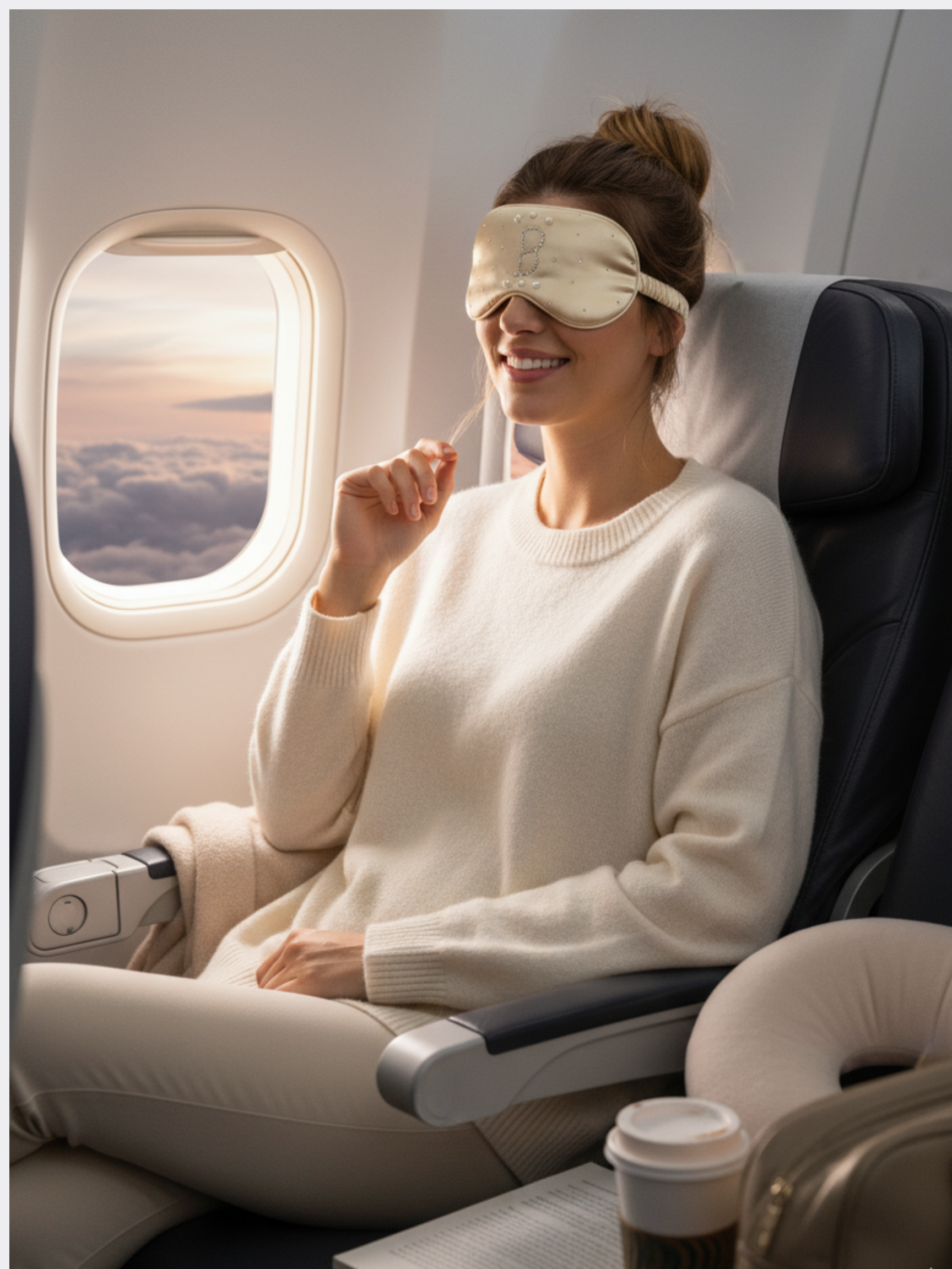 Personalized Travel Self-Care Sleeping Mask | Custom Comfort for Restful Sleep