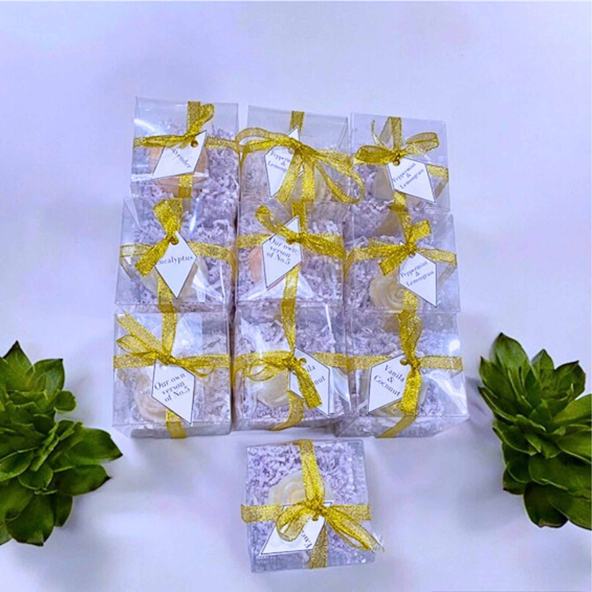 Peony Rose Candle – Elegant Eco-Friendly Holiday Party Favor Gift
