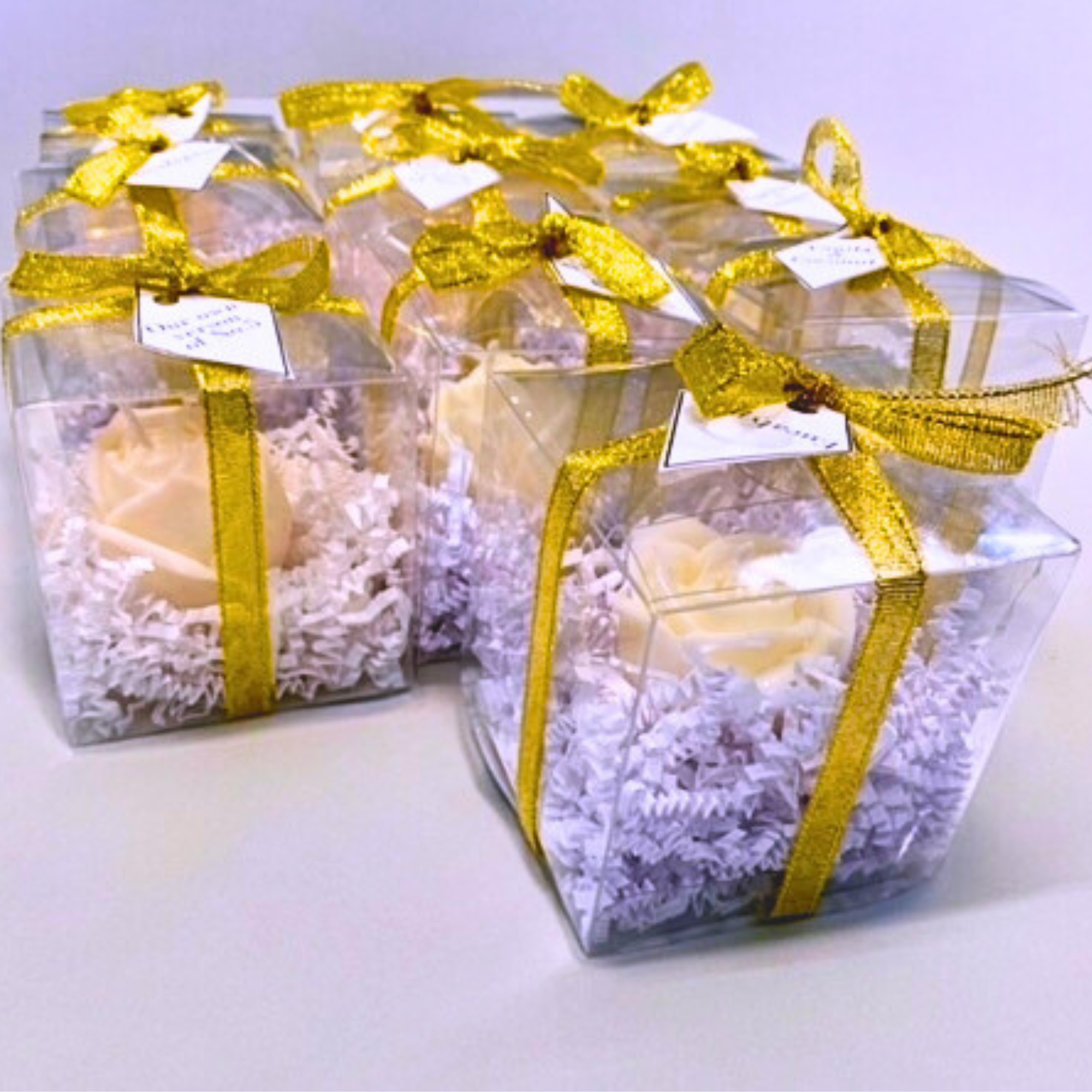 Peony Rose Candle – Elegant Eco-Friendly Holiday Party Favor Gift