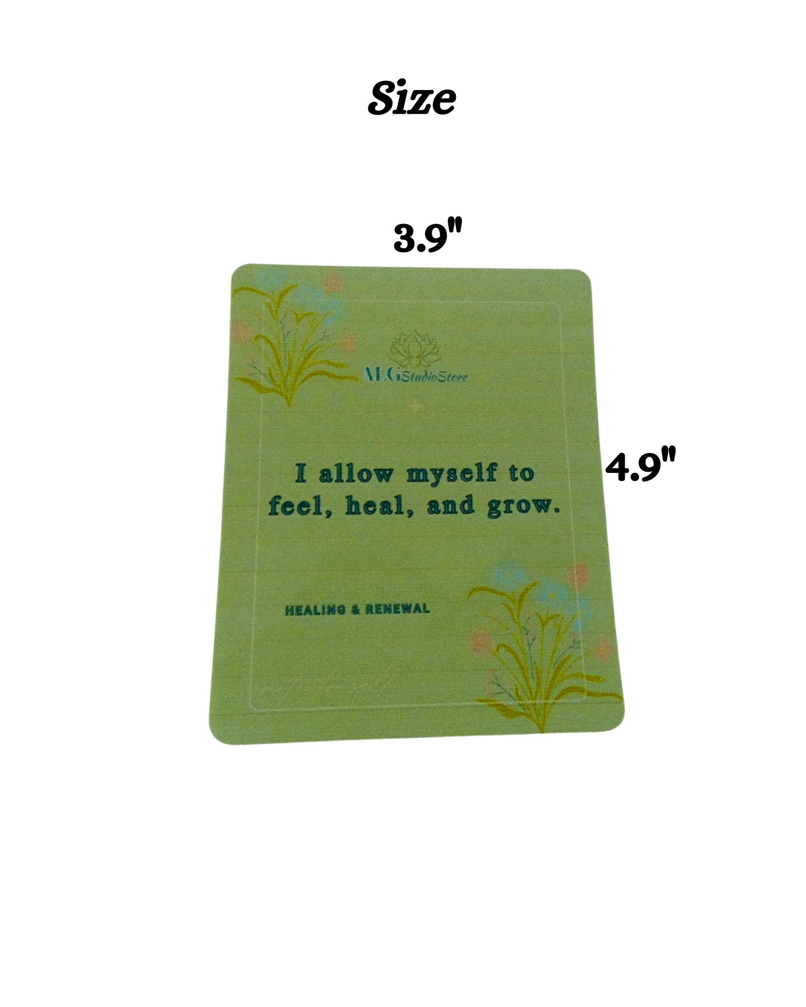 Self-Care Wellness Affirmation Cards | 60 Daily Quotes