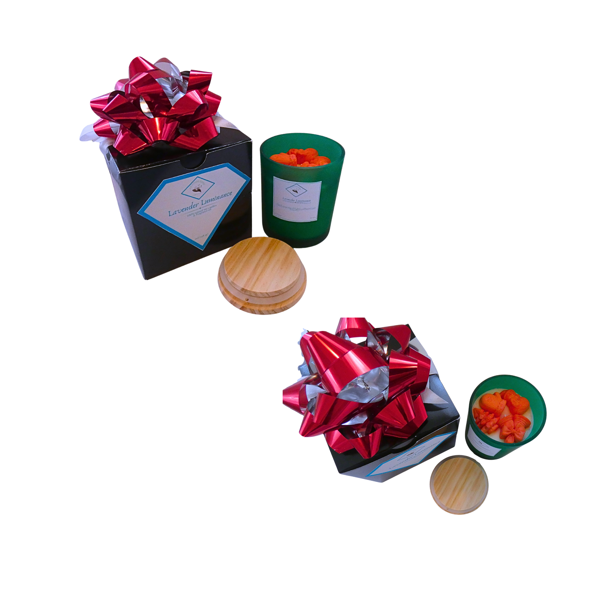 Holiday Wellness Gift Box – Self-Care Journal, Affirmations & Eco-Candles
