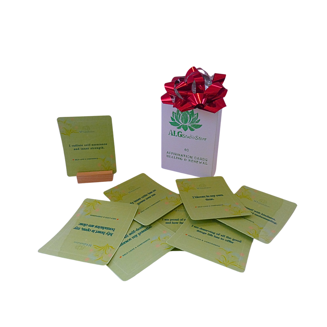 Holiday Wellness Gift Box – Self-Care Journal, Affirmations & Eco-Candles