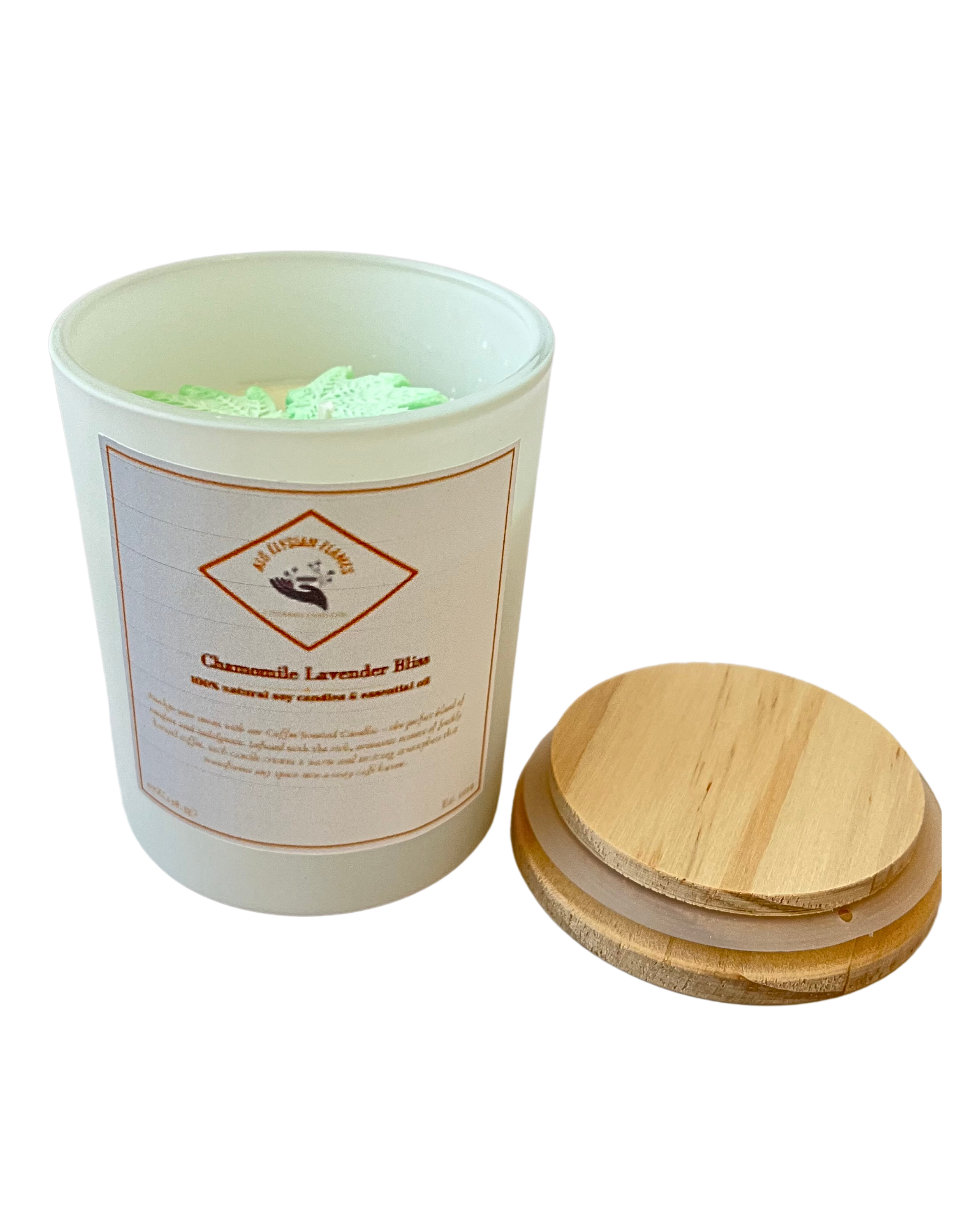 Chamomile Lavender Candle | Calming Soy Aroma by ALGelysianFlamesCo