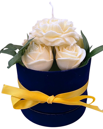 Peony Rose Candle Gift Set – Natural Soy Wax | Luxury Floral Scented Gift Box by ALGelysianFlamesCo
